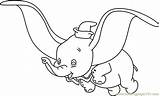 Dumbo Coloring Pages Coloringpages101 Cartoon sketch template