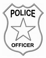 Badge Officer Sheriff Badges sketch template