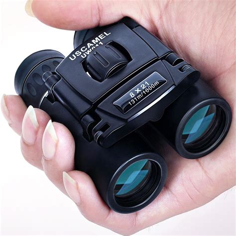 uscamel  compact zoom binoculars long range  folding hd powerful mini telescope bak