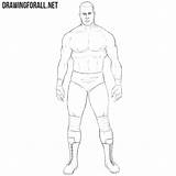 Wrestler Drawingforall Stepan Ayvazyan sketch template