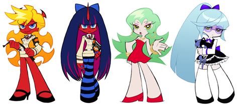 demon panty and stocking and angel scanty and kneesocks pantyandstocking