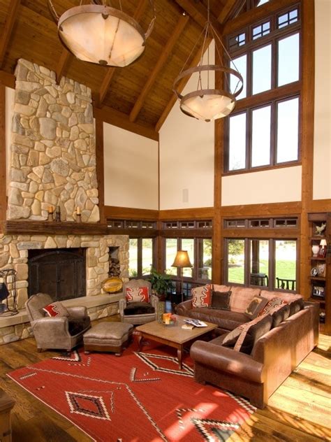 spaces log cabin kitchens design pictures remodel decor