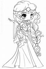 Chibi Coloring Pages Anime Getdrawings sketch template