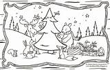 Kerst Placemats Placemat Colouring Woodland 11x17 Djiwa Mantap Mewarnai Printable sketch template