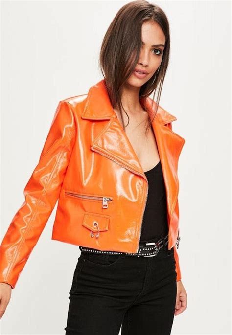 23 Surprisingly Stylish Orange Fashion Buys For Fall Leather Jackets