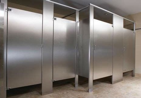 commercial bathroom stainless steel privacy stall partition walls