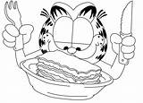 Garfield Coloring Pages Lasagna Strip Comic Printable Christmas Drawing Color Cartoon Sheets Kids Getdrawings Print Mandala Cat Getcolorings Moon Coloringpagesfortoddlers sketch template