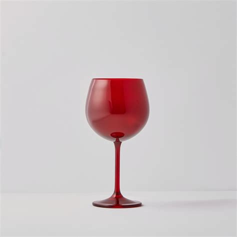 Colored Red Bohemian Wine Glasses Set Of 6 The