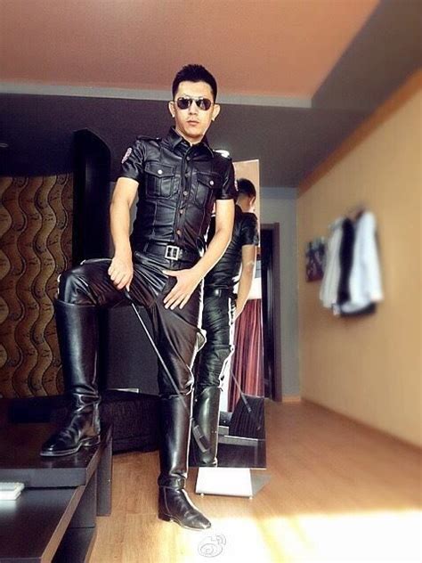 80 best asian leather guys images on pinterest leather hot guys and leather men