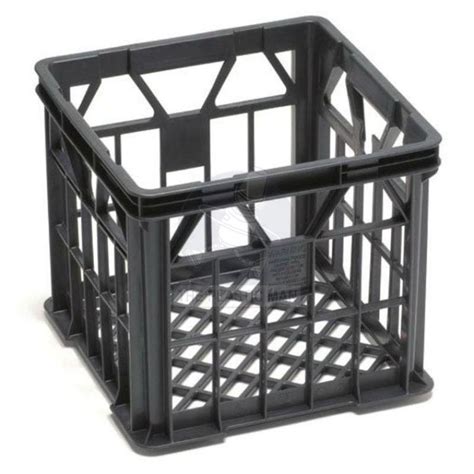 milk crate  standard milk crate   black size mm external