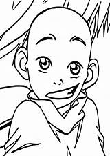 Aang Avatar Coloring Pages Wecoloringpage sketch template