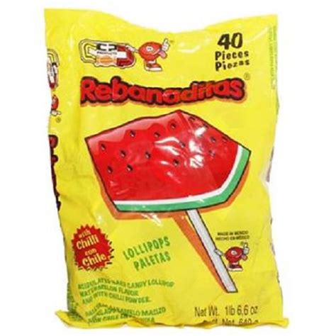 spicy mexican candy kit including vero watermelon rebanaditas lollipops  walmartcom