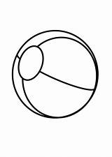 Ball Coloring Pages Crystal Colouring Template Kids Clipart sketch template