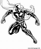 Panther Marvel Coloring Pages Super Heroes Avengers Superheroes Comics Printable Line Drawing Challa Cho When Kids Color Came Drawings Frank sketch template