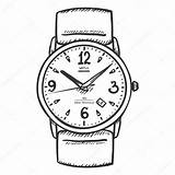Drawing Wrist Sketch Clipart Vector Watches Illustration Rolex Mens Classic Line Cartoon Easy Stock Drawings Coloring Paintingvalley Getdrawings Kids Clipground sketch template