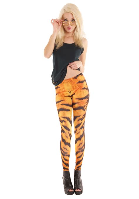 tiger print womens leggings