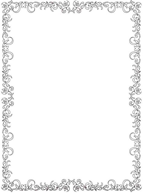 dover creative haven floral coloring page frame adult coloring pages