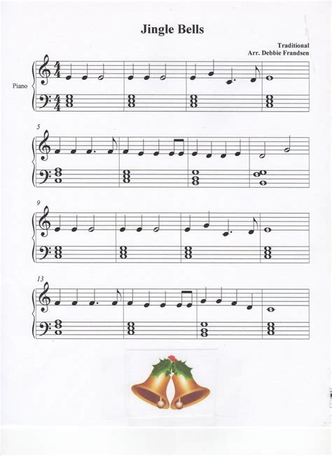 jingle bells page    lets play  percussion  clarinet