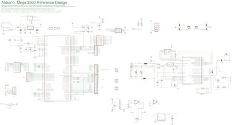 schematic circuit diagram  arduino mega