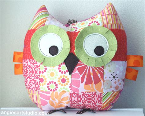 growing family  patchwork owls angies art studio