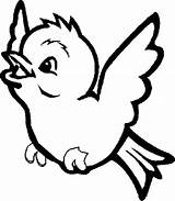 Bird Coloring Pages Cute Colouring Printable Kids Animals Choose Board sketch template