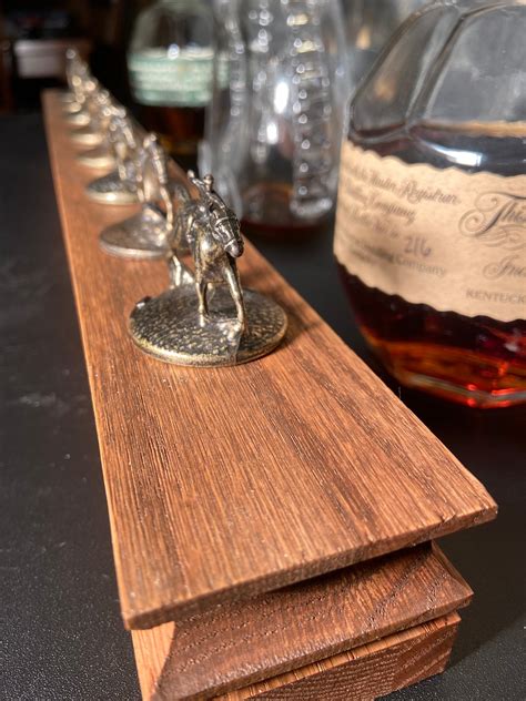 blantons bourbon cork display solid oak blantons etsy