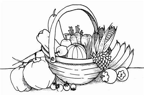 view coloring pages vegetables pics