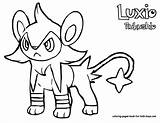 Luxray Luxio Boys sketch template