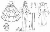 Paper Doll Coloring Pages Printable Dolls Kids Templates Clothes Cool2bkids Template Barbie Printables Patterns Princess Girl Prima Disney Fashion Choose sketch template