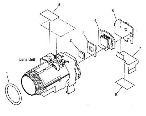 camera unit diagram parts list  model zra canon parts camcorder parts searspartsdirect