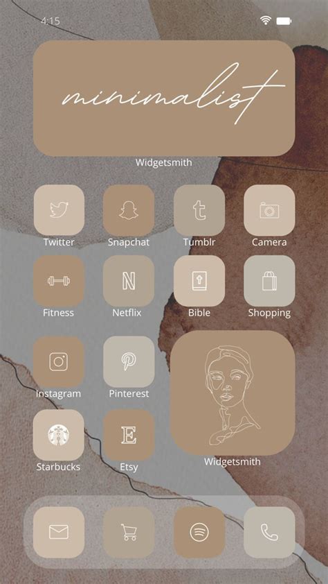 ios  beige aesthetic  app icons pack laconicearthlingshop   app icon iphone
