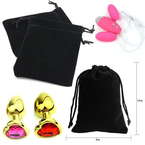 Sex Products Black Storage Bags Dedicated Pouch Bag Package For Anal