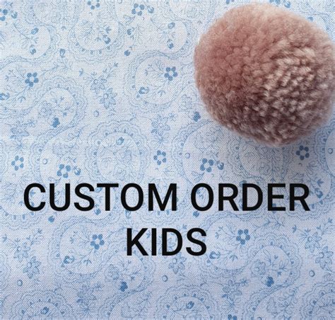 custom order kids baudco