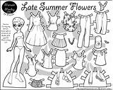 Summer Marisole Monday Paper Flowers Printable Friends Print Dolls Late Click Pdf Doll Paperthinpersonas Personas Thin Rest Series Margot sketch template