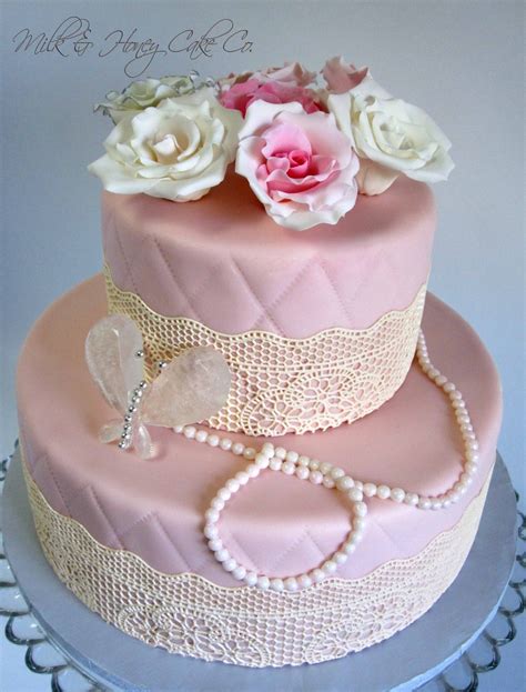 elegant bridal shower cake cakecentralcom