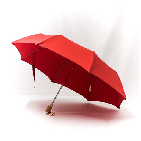 parapluie pliant classique rouge la fabrique de parapluies francois freres