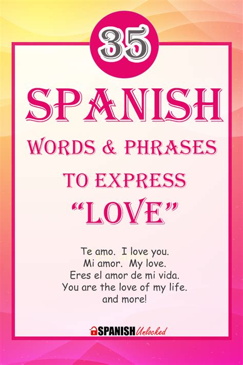 35 Ways To Say I Love You In Spanish Teach Me Spanish Learn