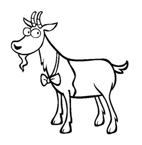 clever billy  goat coloring pages  place  color