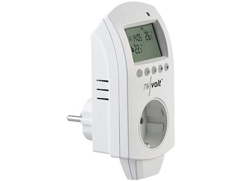 revolt steckdosenthermostat digitales steckdosen thermostat fuer heiz klimageraete  watt
