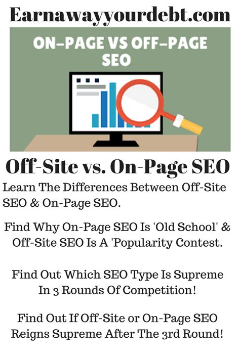 site seo   page seo learn  differences    types  seo find