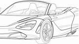 Mclaren 720s Spider Drawing Drawings Patent P1 Shows Off Paintingvalley sketch template
