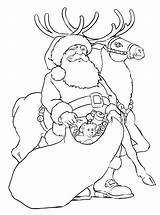 Coloring Santa Pages Rudolph Christmas Reindeer Claus Color Printable Drawing Wilma Print Colouring Book มาส สต การ Allkidsnetwork Books Gif sketch template