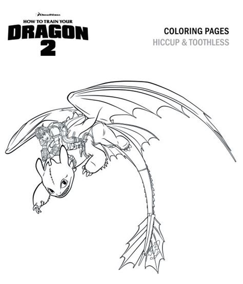 hiccup  toothless coloring page   train  dragon photo