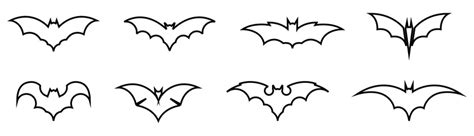 bat outline images stock  vectors adobe stock