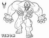Venom Coloring Pages Spiderman Choose Board Kids Color sketch template