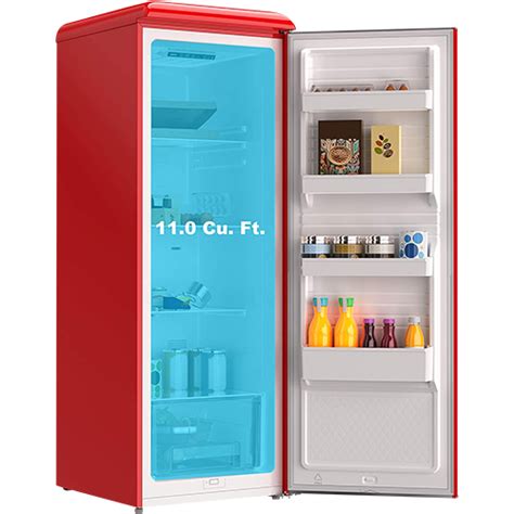Glf11urdg16 11 0 Cu Ft Retro Convertible Upright Freezer – Galanz