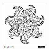 Coloring Pages Mandala Pattern Adult Colouring Sheets Books Printable Drawing Easy Print Kids sketch template