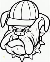 Bulldog Georgia Bulldogs Pages Coloring Drawing Easy Sheets Draw Uga Cartoon Face Printable Step Clipart Cliparts Library Clipartmag Divyajanani Ga sketch template