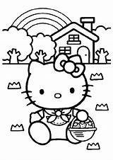 Kitty Hello Coloriage Paques Imprimer sketch template