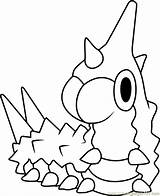Wurmple Spoink Coloringpages101 sketch template